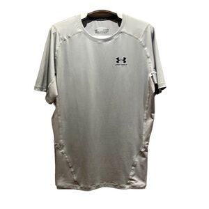 Under Armour Men’s Heat Gear Compression T Shirt Gray Size XL